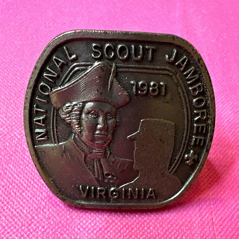 1981 Boy Scouts National Scout Jamboree Virginia Collectible Pin Badge